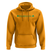 Leprecunt Celtic Style Shamrock Graphic Hoodie Edgy Irish Adult Humor for St Patricks Day