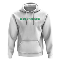 Leprecunt Celtic Style Shamrock Graphic Hoodie Edgy Irish Adult Humor for St Patricks Day