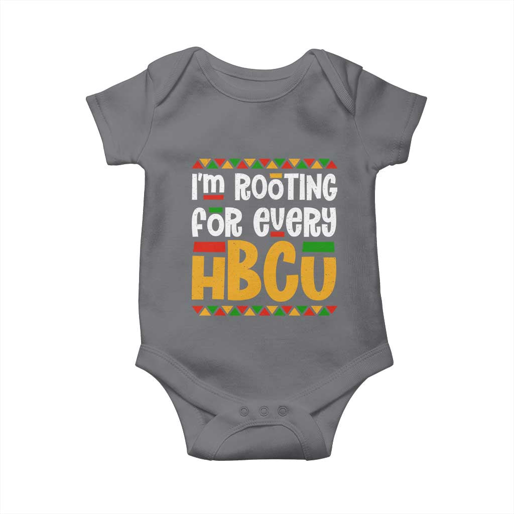 I’m Rooting for Every HBCU Baby Onesie Black Pride Support Alumni Students Culture Lovers