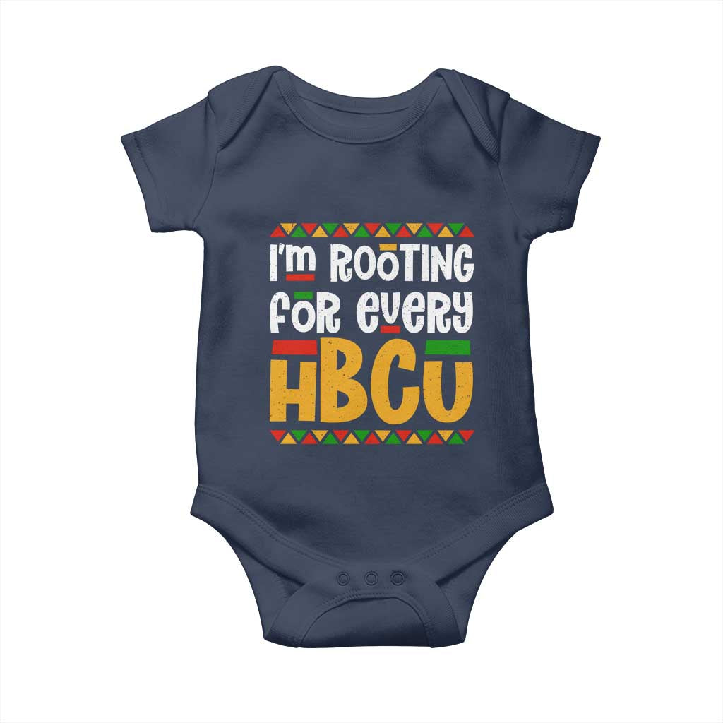 I’m Rooting for Every HBCU Baby Onesie Black Pride Support Alumni Students Culture Lovers