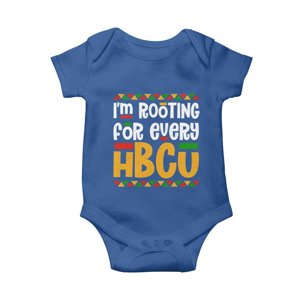 I’m Rooting for Every HBCU Baby Onesie Black Pride Support Alumni Students Culture Lovers