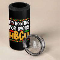 I’m Rooting for Every HBCU 4 in 1 Can Cooler Tumbler Black Pride Support Alumni Students Culture Lovers