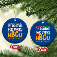 I’m Rooting for Every HBCU Ceramic Ornament Black Pride Support Alumni Students Culture Lovers