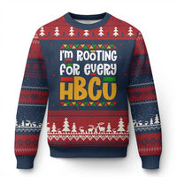 I’m Rooting for Every HBCU Ugly Christmas Sweater Black Pride Support Alumni Students Culture Lovers
