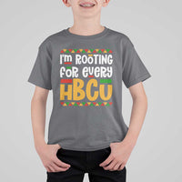 I’m Rooting for Every HBCU T Shirt For Kid Black Pride Support Alumni Students Culture Lovers