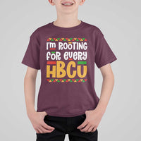 I’m Rooting for Every HBCU T Shirt For Kid Black Pride Support Alumni Students Culture Lovers