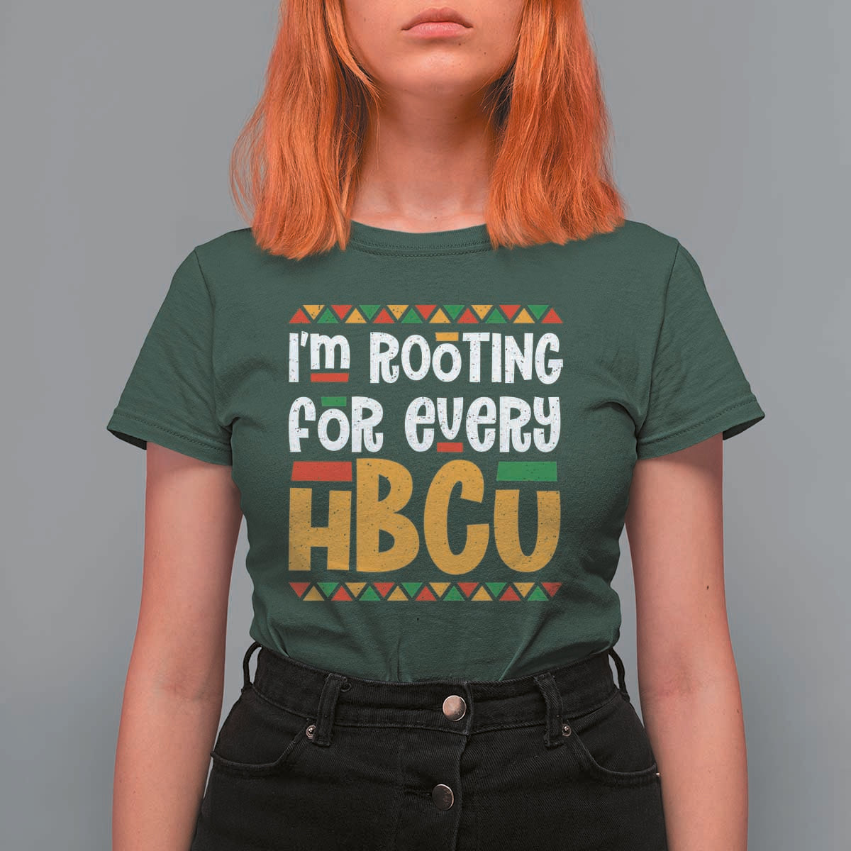 I’m Rooting for Every HBCU T Shirt For Women Black Pride Support Alumni Students Culture Lovers