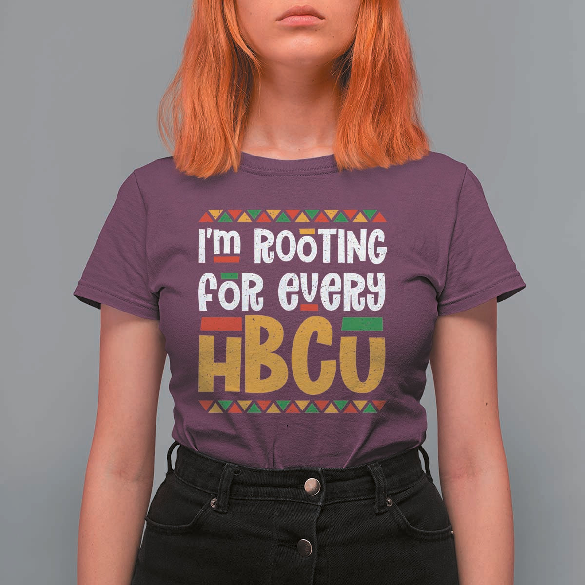 I’m Rooting for Every HBCU T Shirt For Women Black Pride Support Alumni Students Culture Lovers
