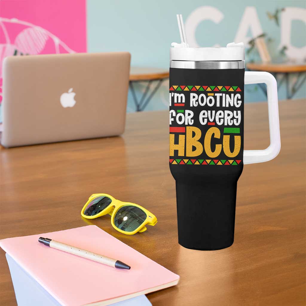 I’m Rooting for Every HBCU Tumbler With Handle Black Pride Support Alumni Students Culture Lovers