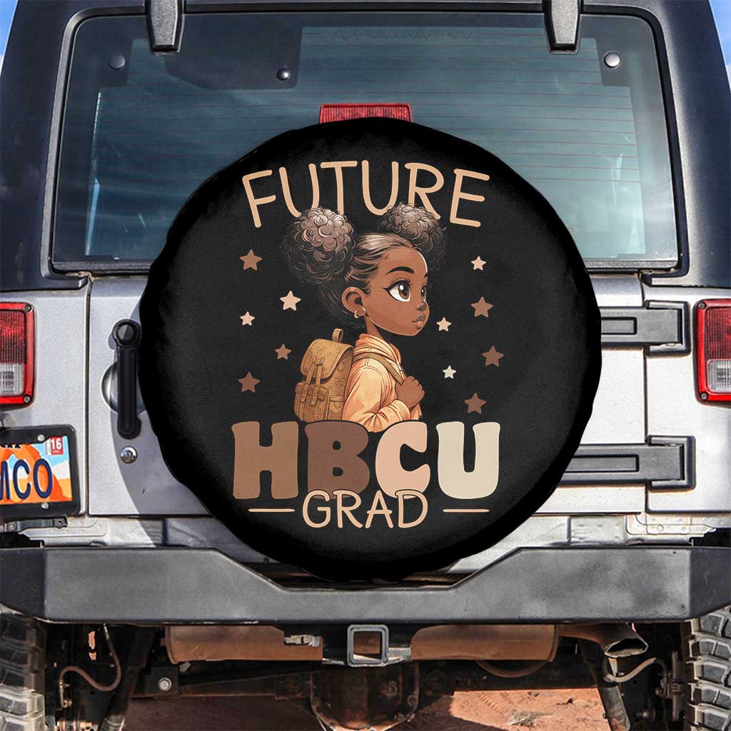 Future HBCU Grad Black Girl Spare Tire Cover College Bound Pride Black Excellence Supporters