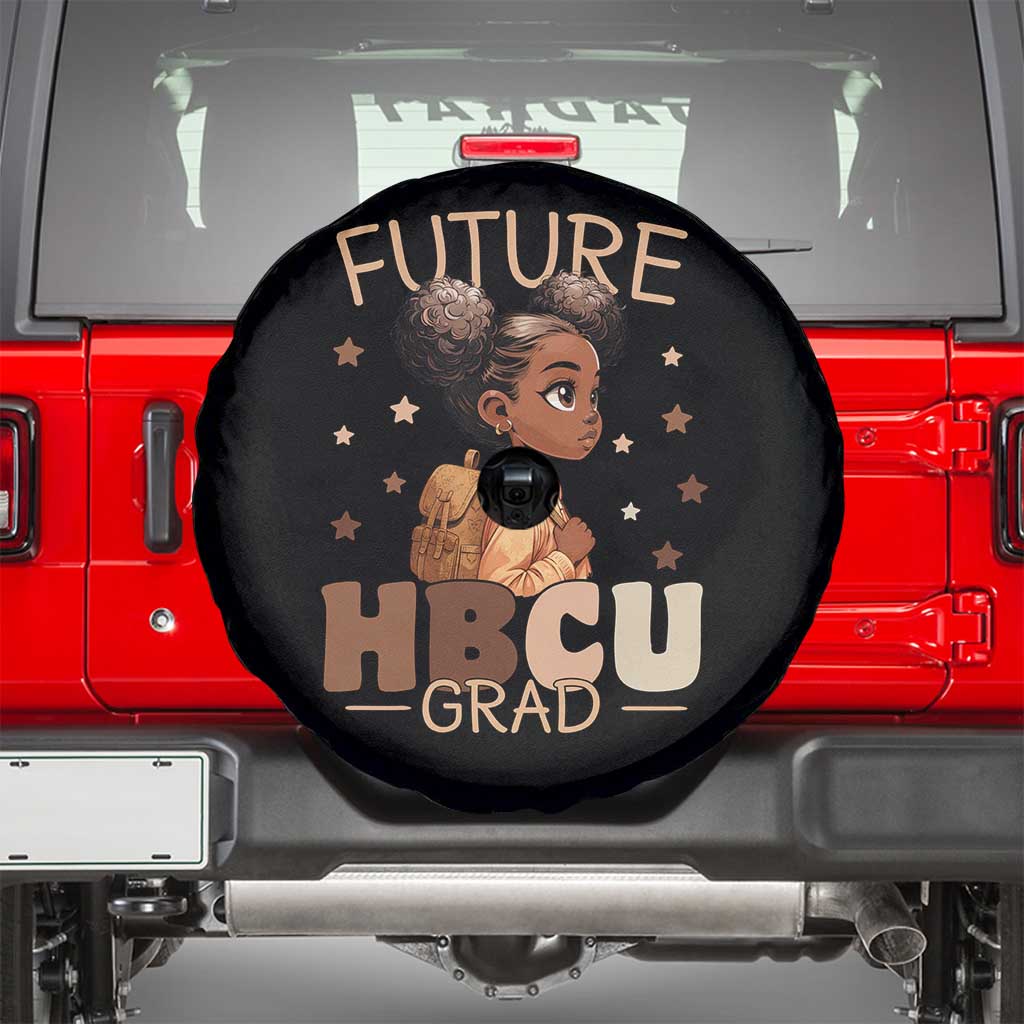 Future HBCU Grad Black Girl Spare Tire Cover College Bound Pride Black Excellence Supporters