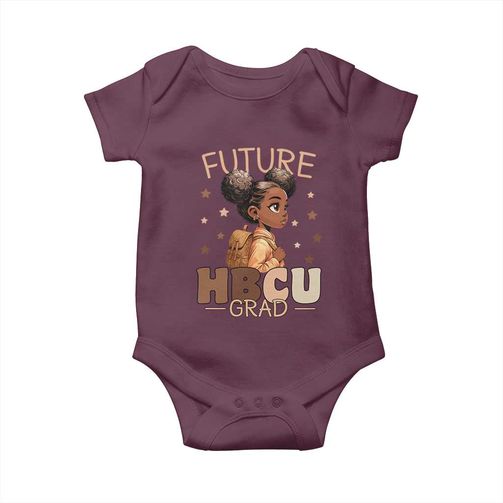 Future HBCU Grad Black Girl Baby Onesie College Bound Pride Black Excellence Supporters