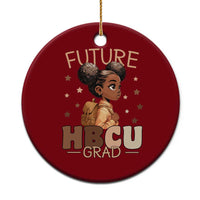 Future HBCU Grad Black Girl Ceramic Ornament College Bound Pride Black Excellence Supporters