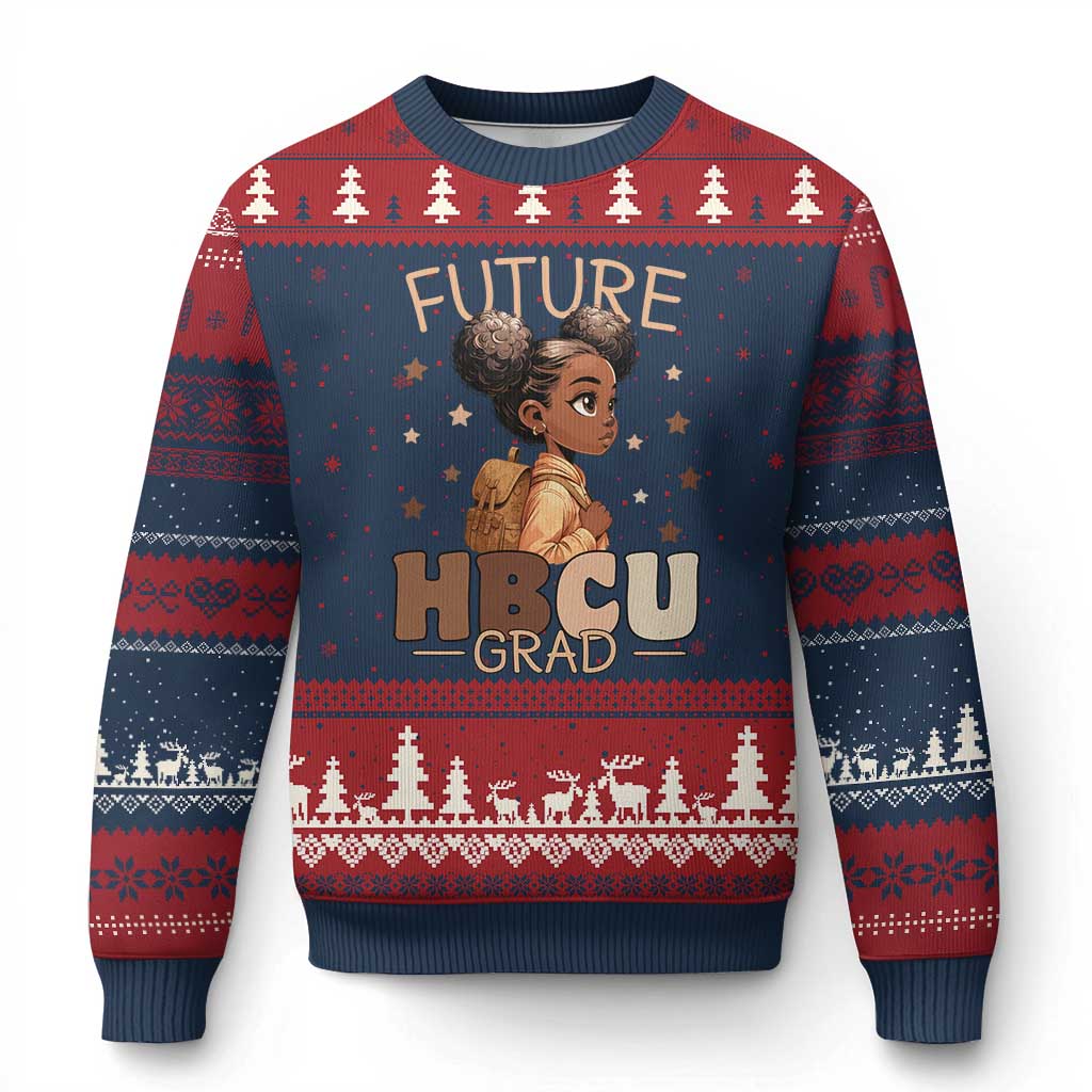 Future HBCU Grad Black Girl Ugly Christmas Sweater College Bound Pride Black Excellence Supporters