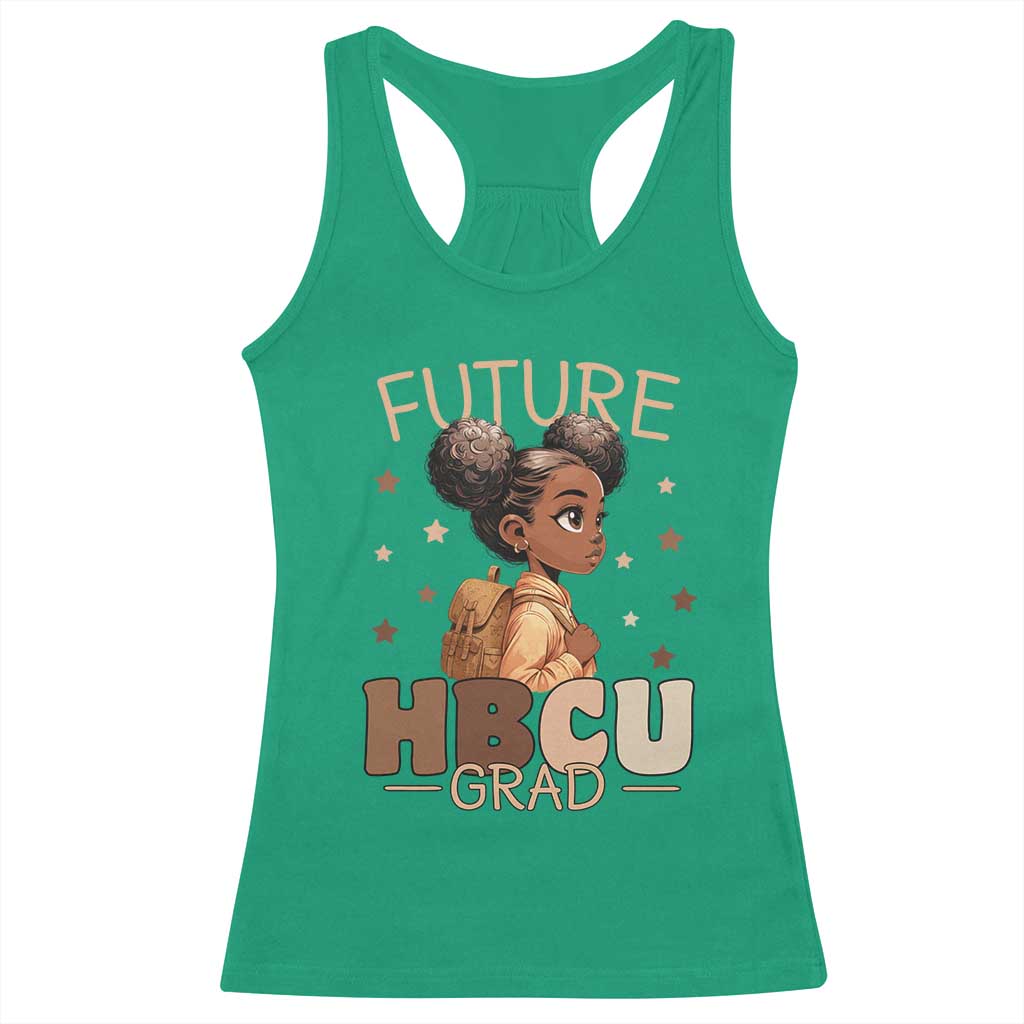 Future HBCU Grad Black Girl Racerback Tank Top College Bound Pride Black Excellence Supporters