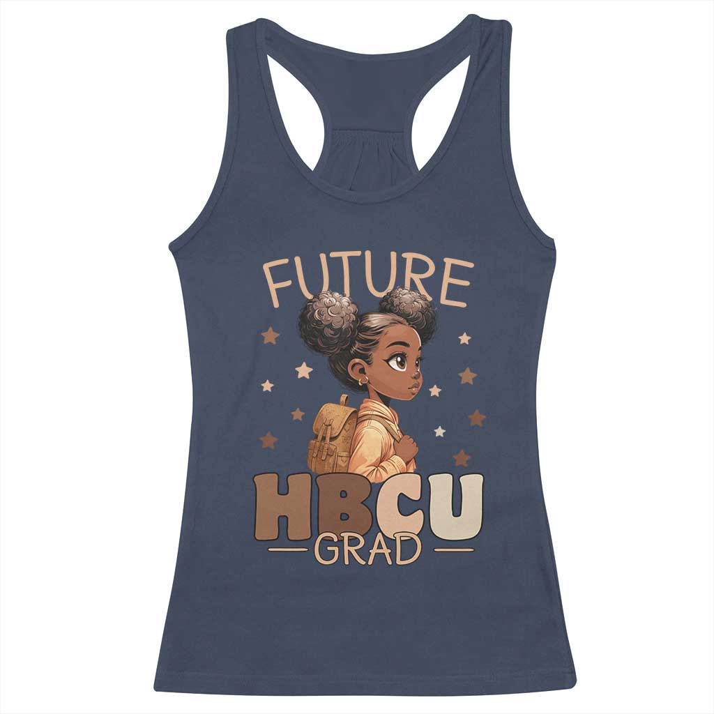 Future HBCU Grad Black Girl Racerback Tank Top College Bound Pride Black Excellence Supporters