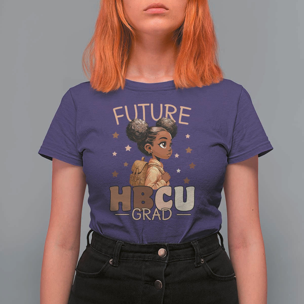 Future HBCU Grad Black Girl T Shirt For Women College Bound Pride Black Excellence Supporters