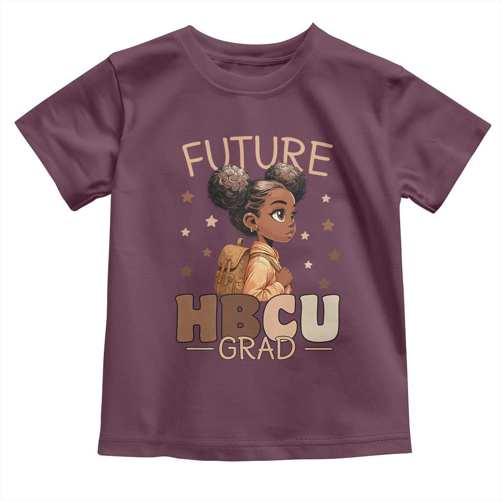 Future HBCU Grad Black Girl Toddler T Shirt College Bound Pride Black Excellence Supporters