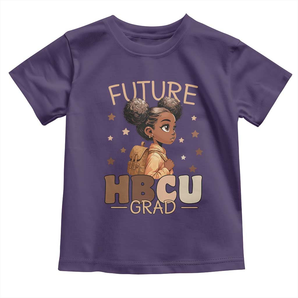 Future HBCU Grad Black Girl Toddler T Shirt College Bound Pride Black Excellence Supporters