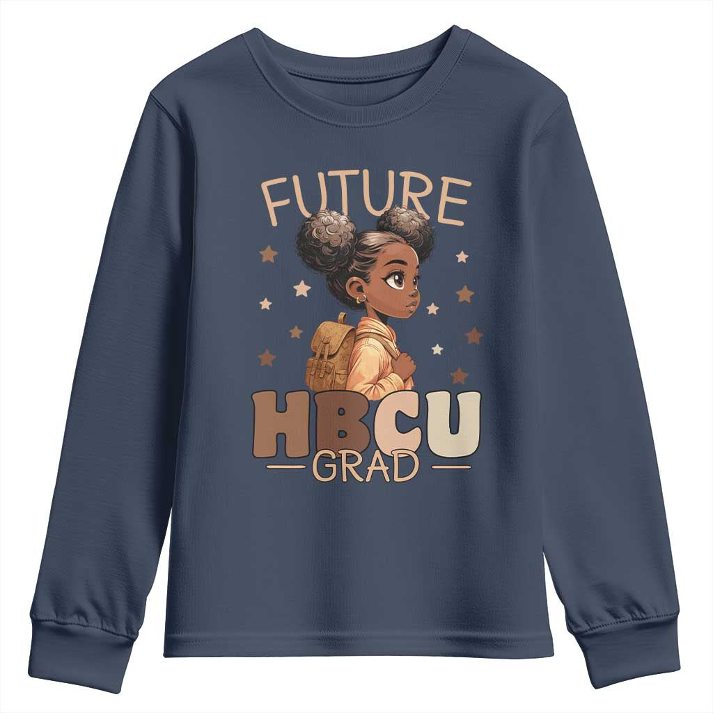 Future HBCU Grad Black Girl Youth Sweatshirt College Bound Pride Black Excellence Supporters