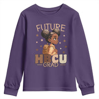 Future HBCU Grad Black Girl Youth Sweatshirt College Bound Pride Black Excellence Supporters