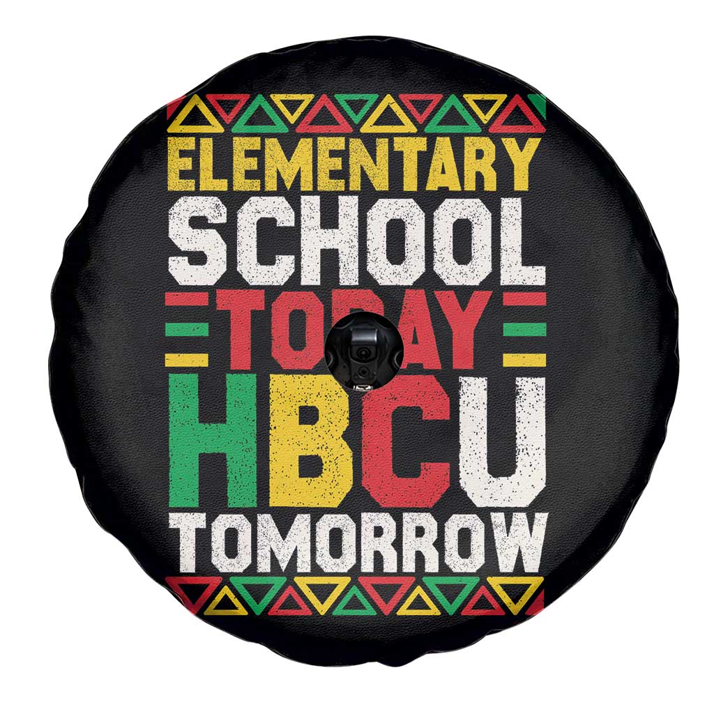 Elementary School Today HBCU Tomorrow Spare Tire Cover Black Pride College Bound Motivation