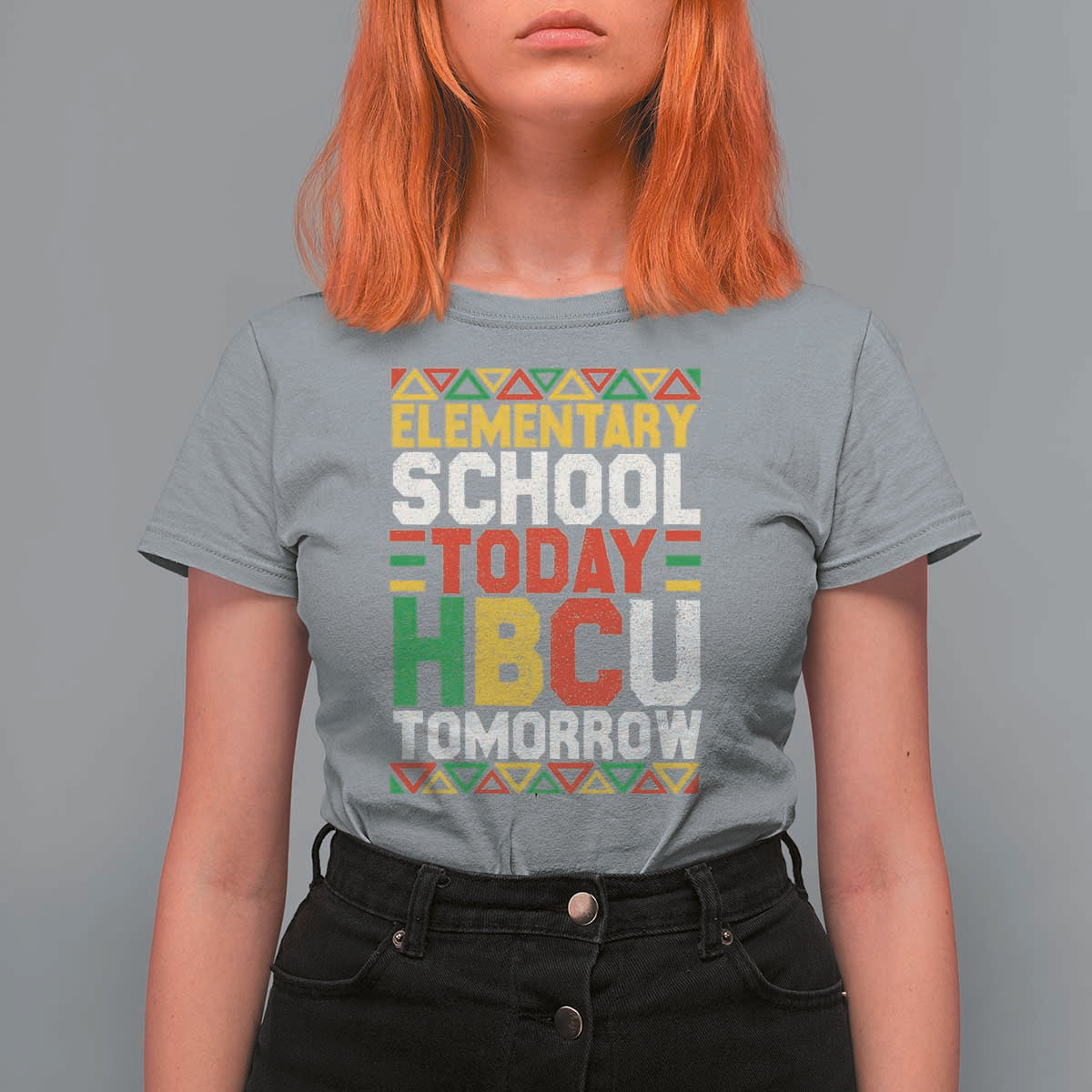 Elementary School Today HBCU Tomorrow T Shirt For Women Black Pride College Bound Motivation