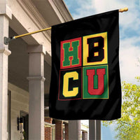 HBCU Block Letter Pride Graphic Garden Flag College Support Statement Black Excellence