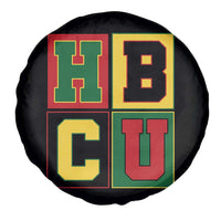 HBCU Block Letter Pride Graphic Spare Tire Cover College Support Statement Black Excellence