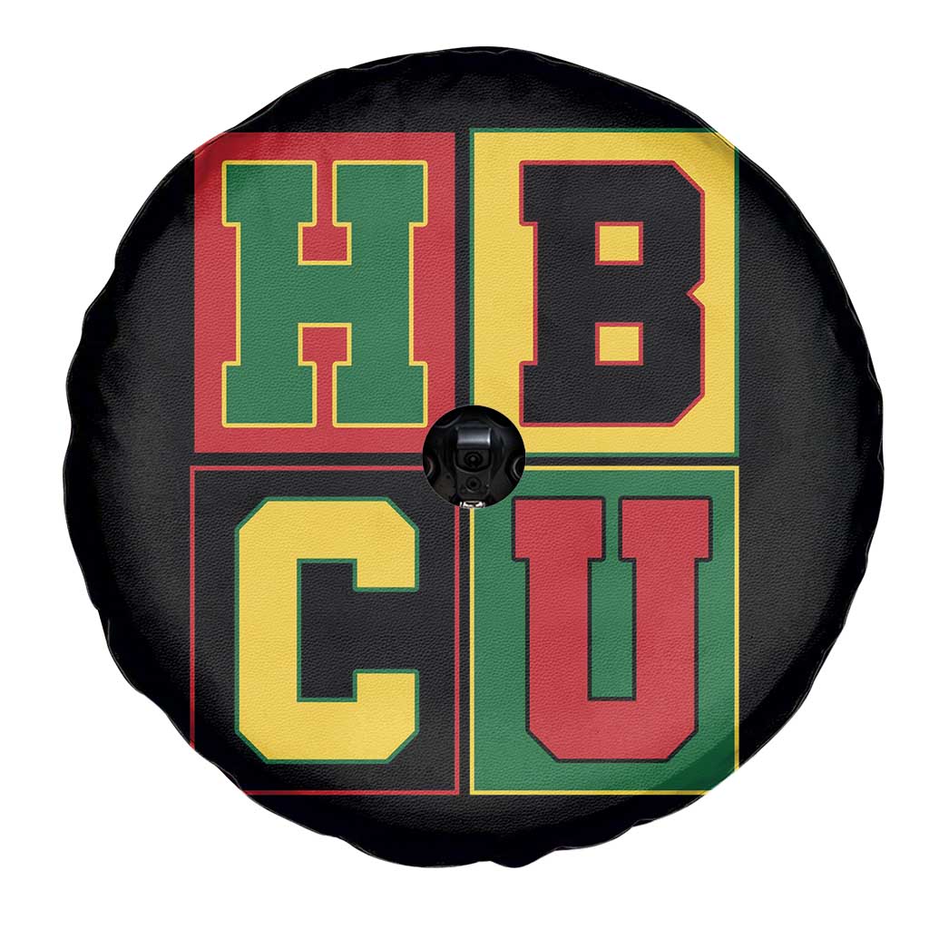 HBCU Block Letter Pride Graphic Spare Tire Cover College Support Statement Black Excellence