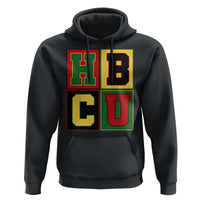 HBCU Block Letter Pride Graphic Hoodie College Support Statement Black Excellence