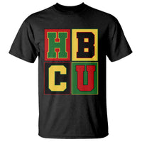 HBCU Block Letter Pride Graphic T Shirt College Support Statement Black Excellence