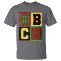 HBCU Block Letter Pride Graphic T Shirt College Support Statement Black Excellence