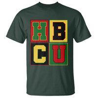 HBCU Block Letter Pride Graphic T Shirt College Support Statement Black Excellence