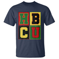 HBCU Block Letter Pride Graphic T Shirt College Support Statement Black Excellence