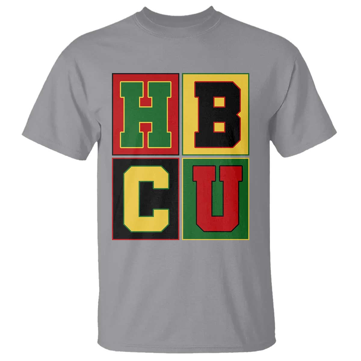 HBCU Block Letter Pride Graphic T Shirt College Support Statement Black Excellence