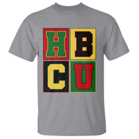 HBCU Block Letter Pride Graphic T Shirt College Support Statement Black Excellence