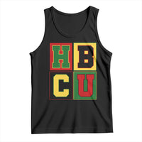 HBCU Block Letter Pride Graphic Tank Top College Support Statement Black Excellence