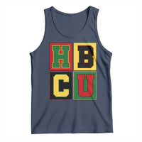 HBCU Block Letter Pride Graphic Tank Top College Support Statement Black Excellence