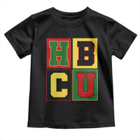 HBCU Block Letter Pride Graphic Toddler T Shirt College Support Statement Black Excellence
