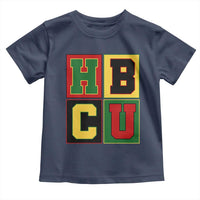 HBCU Block Letter Pride Graphic Toddler T Shirt College Support Statement Black Excellence