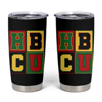 HBCU Block Letter Pride Graphic Tumbler Cup College Support Statement Black Excellence