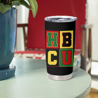 HBCU Block Letter Pride Graphic Tumbler Cup College Support Statement Black Excellence