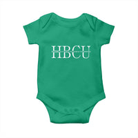 HBCU Pride Classic Statement Baby Onesie Minimalist Black Excellence and History
