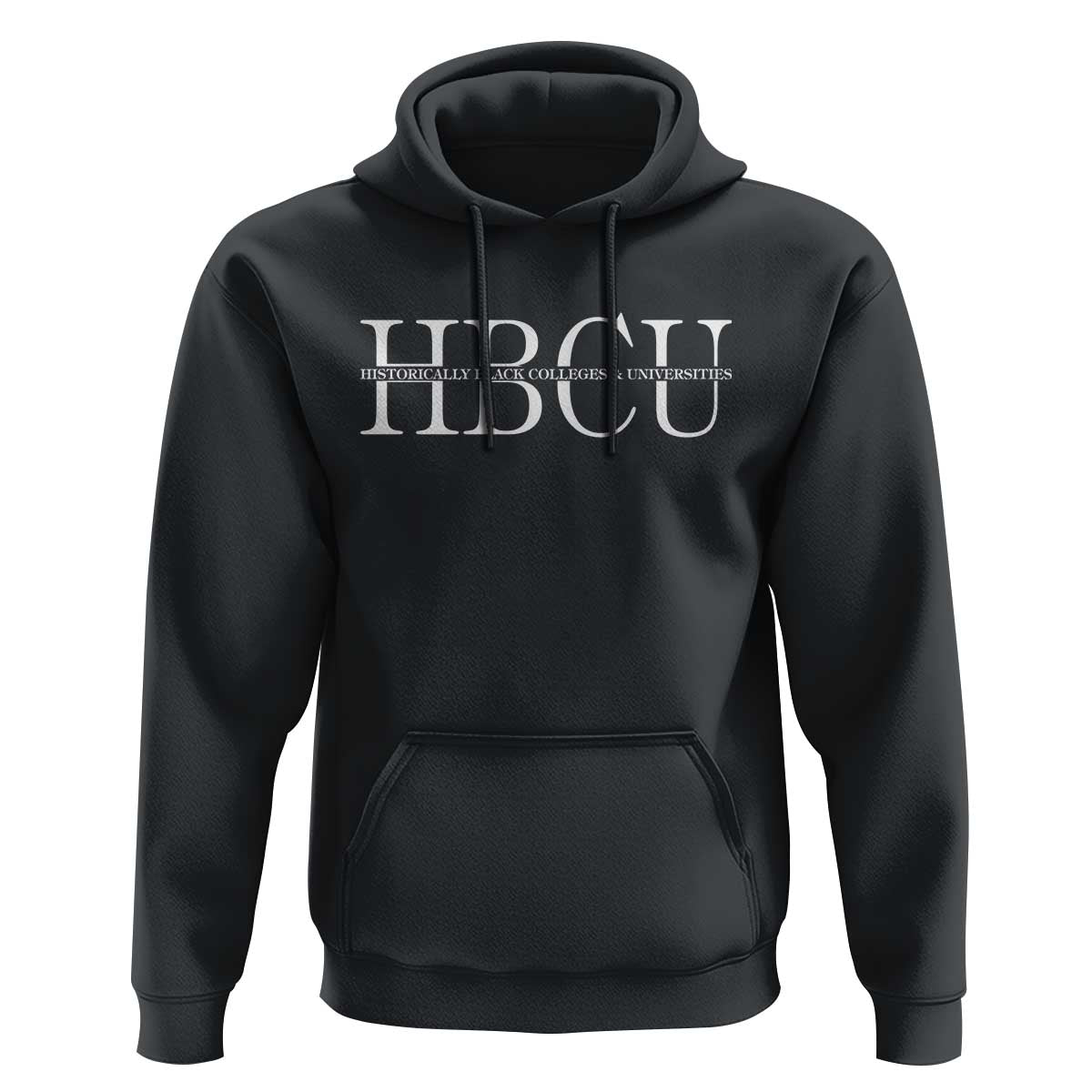HBCU Pride Classic Statement Hoodie Minimalist Black Excellence and History