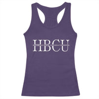 HBCU Pride Classic Statement Racerback Tank Top Minimalist Black Excellence and History