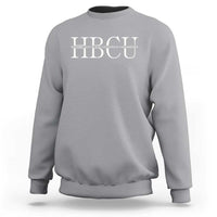 HBCU Pride Classic Statement Sweatshirt Minimalist Black Excellence and History