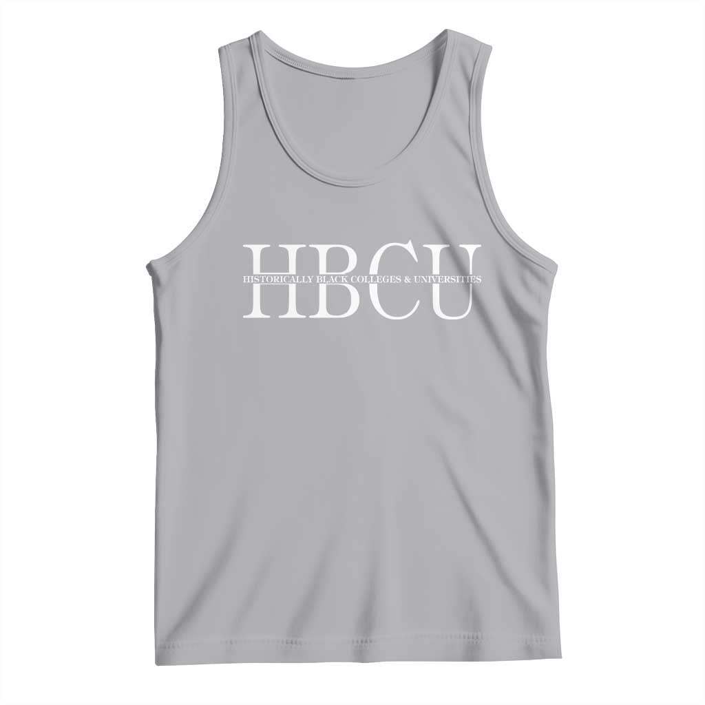 HBCU Pride Classic Statement Tank Top Minimalist Black Excellence and History