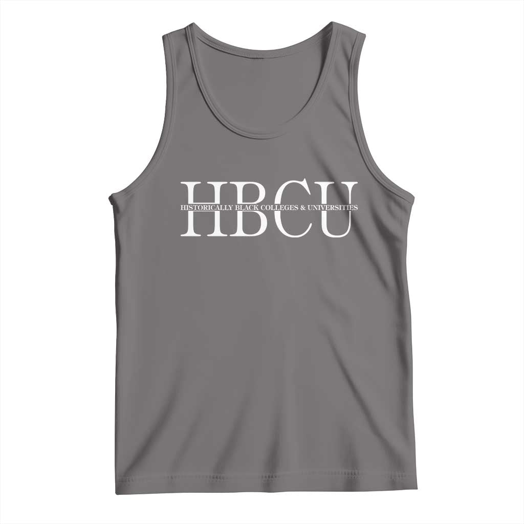 HBCU Pride Classic Statement Tank Top Minimalist Black Excellence and History