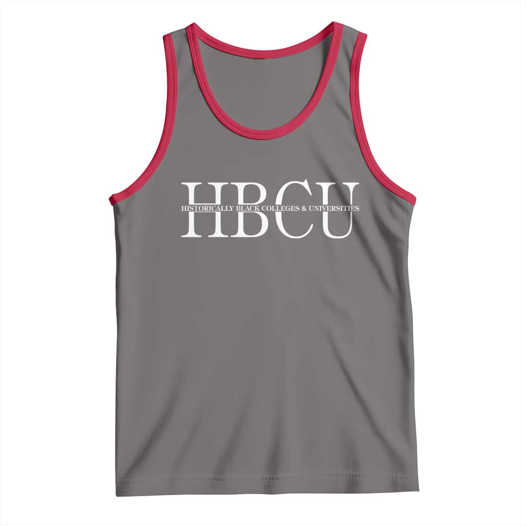 HBCU Pride Classic Statement Tank Top Minimalist Black Excellence and History